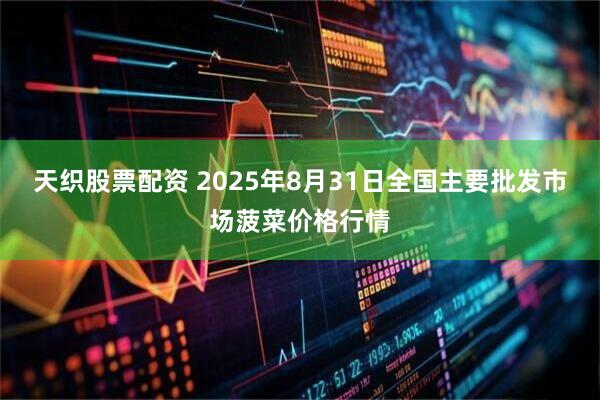 天织股票配资 2025年8月31日全国主要批发市场菠菜价格行情