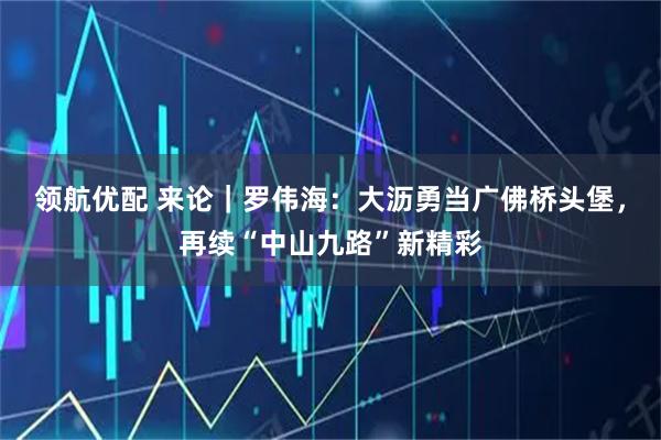 领航优配 来论｜罗伟海：大沥勇当广佛桥头堡，再续“中山九路”新精彩